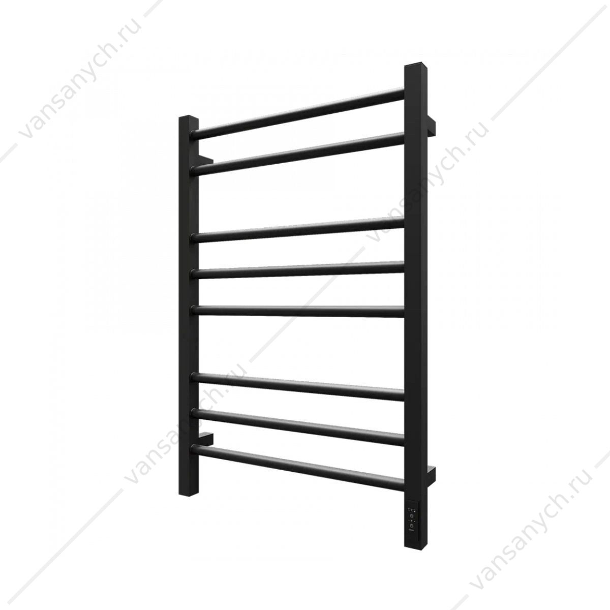 УТ000034462 Полотенцесушитель 50х80 электрический 130Вт Grois Nex GR-112 П8 black mat U GROIS (Россия) купить в Тюмени (Ван Саныч™)